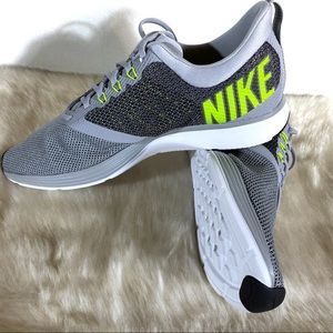 Men’s 13 Nike Zoom strike gray and neon